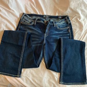 Silver Suki High Slim Boot W33/L37